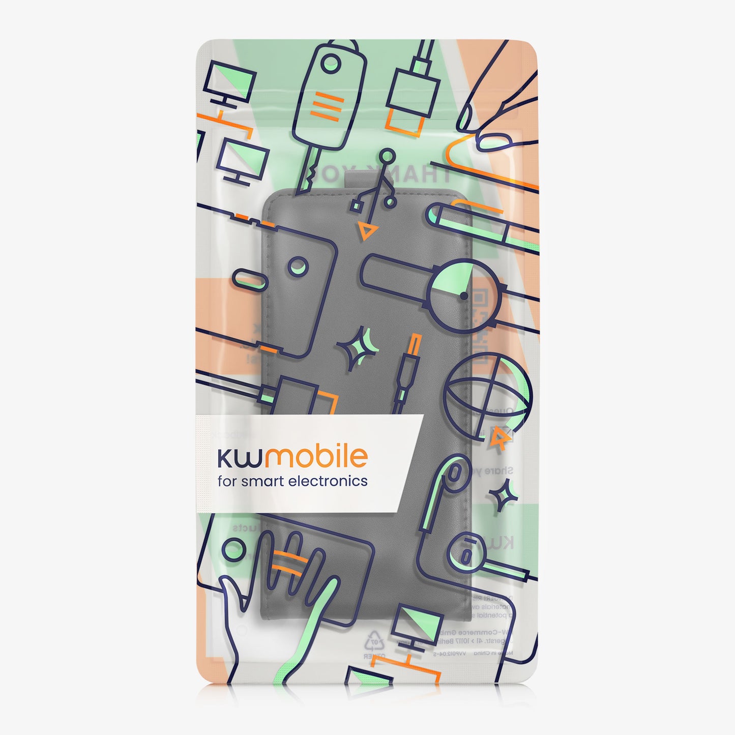 kwmobile Protective Case Compatible with Samsung Galaxy A17 4G / 5G Flip Case Phone Cover