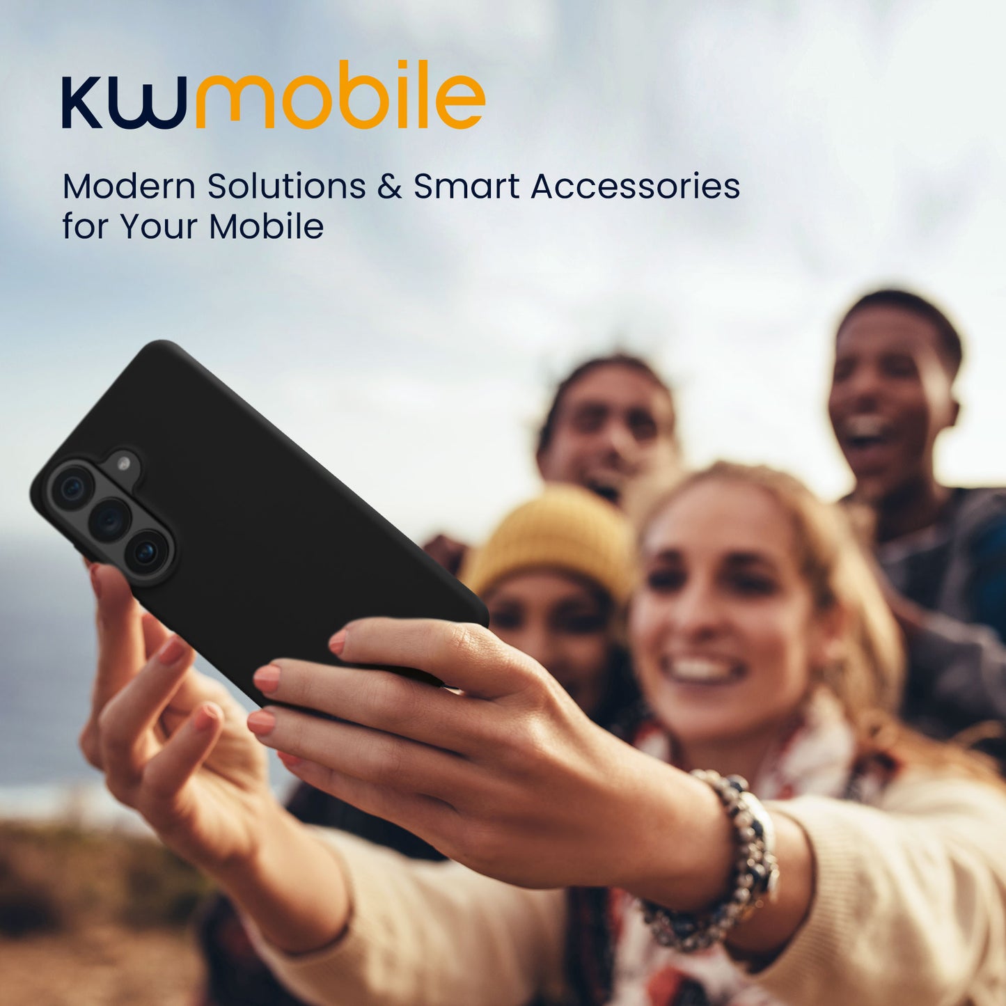 kwmobile Phone Case for Samsung Galaxy S26 Plus Case - Wireless Charging - Protective Cover