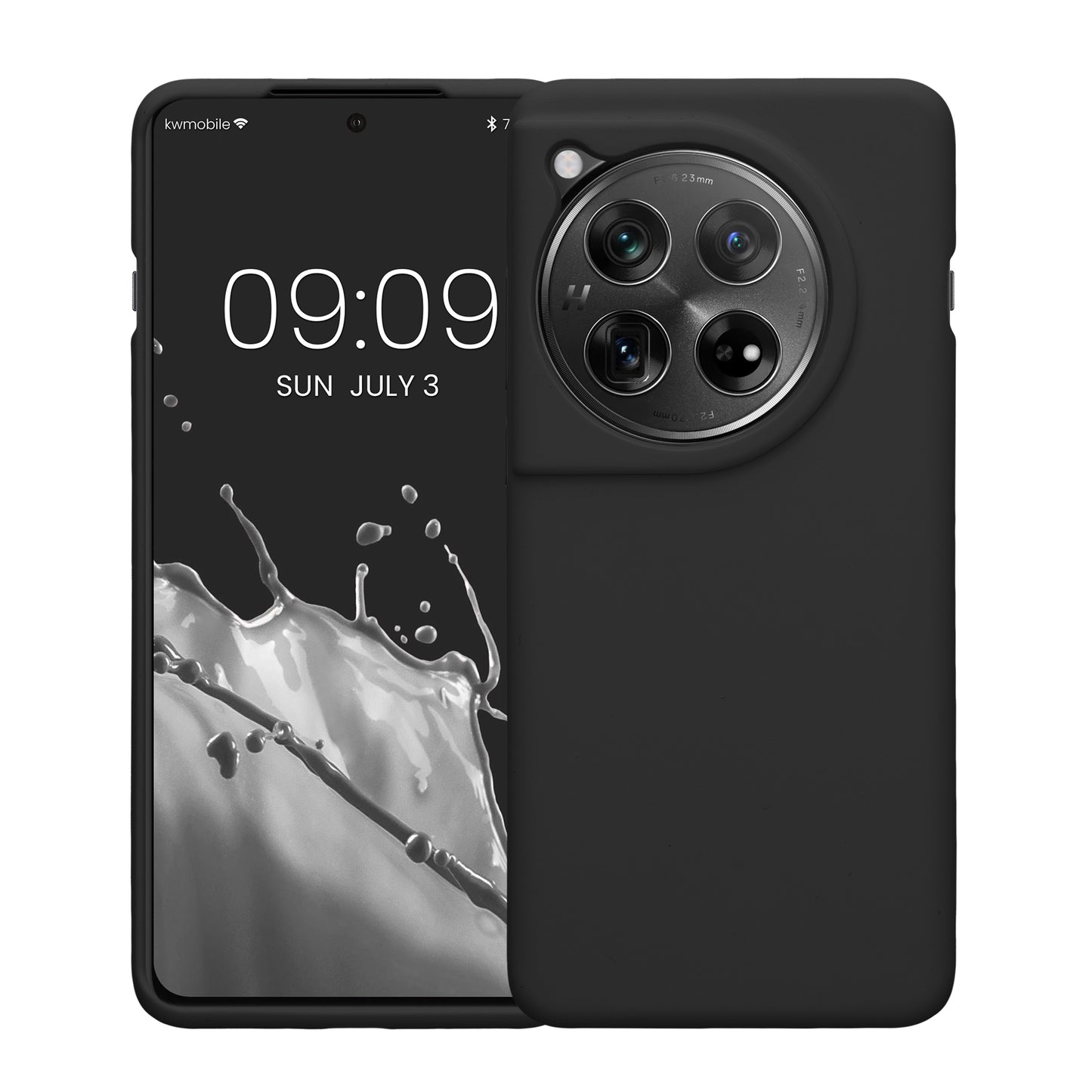 kwmobile Phone Case for OnePlus 12 - Silicone Case - Wireless Charging - Protective Cover