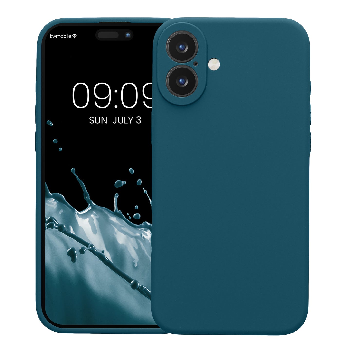 kwmobile Case for Apple iPhone 16 Plus Cover Silicone Case Protective Cover