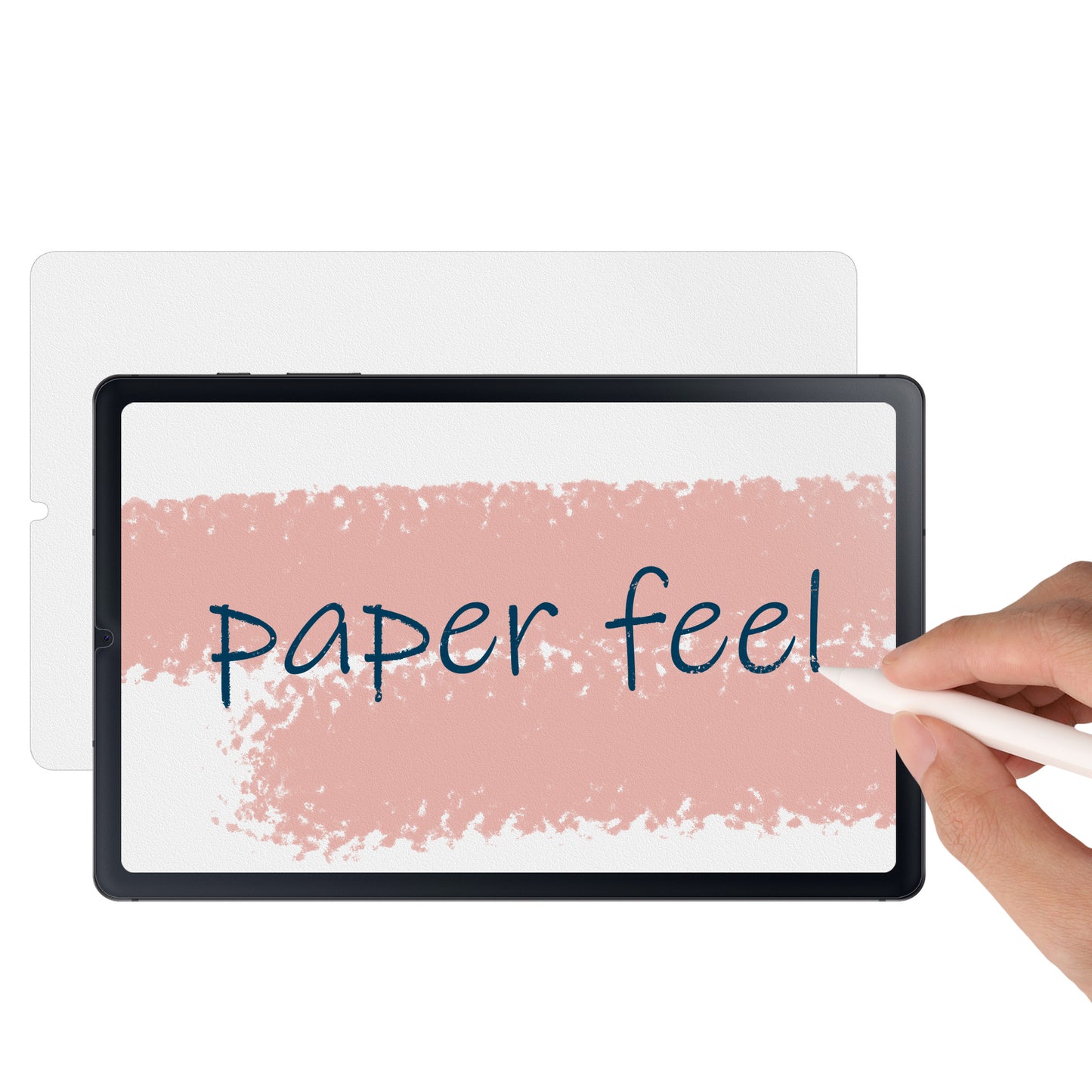 kwmobile Matte Screen Protector compatible with Samsung Galaxy Tab S6 Lite Paper Feel Film Tablet Full Screen Paper Feel Cover Tablet Display Film Paper Feel