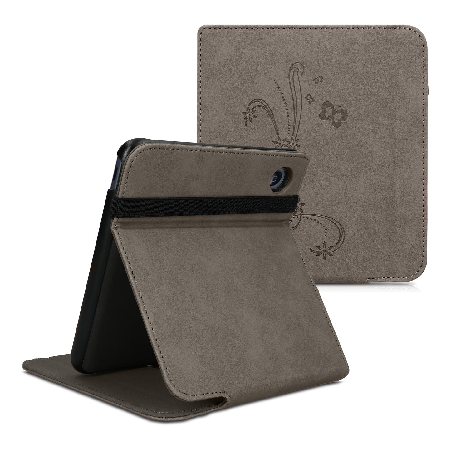 kwmobile Case Compatible with Kobo Libra Colour / Tolino Vision Color - Loop Stand - e-Reader Protective Cover