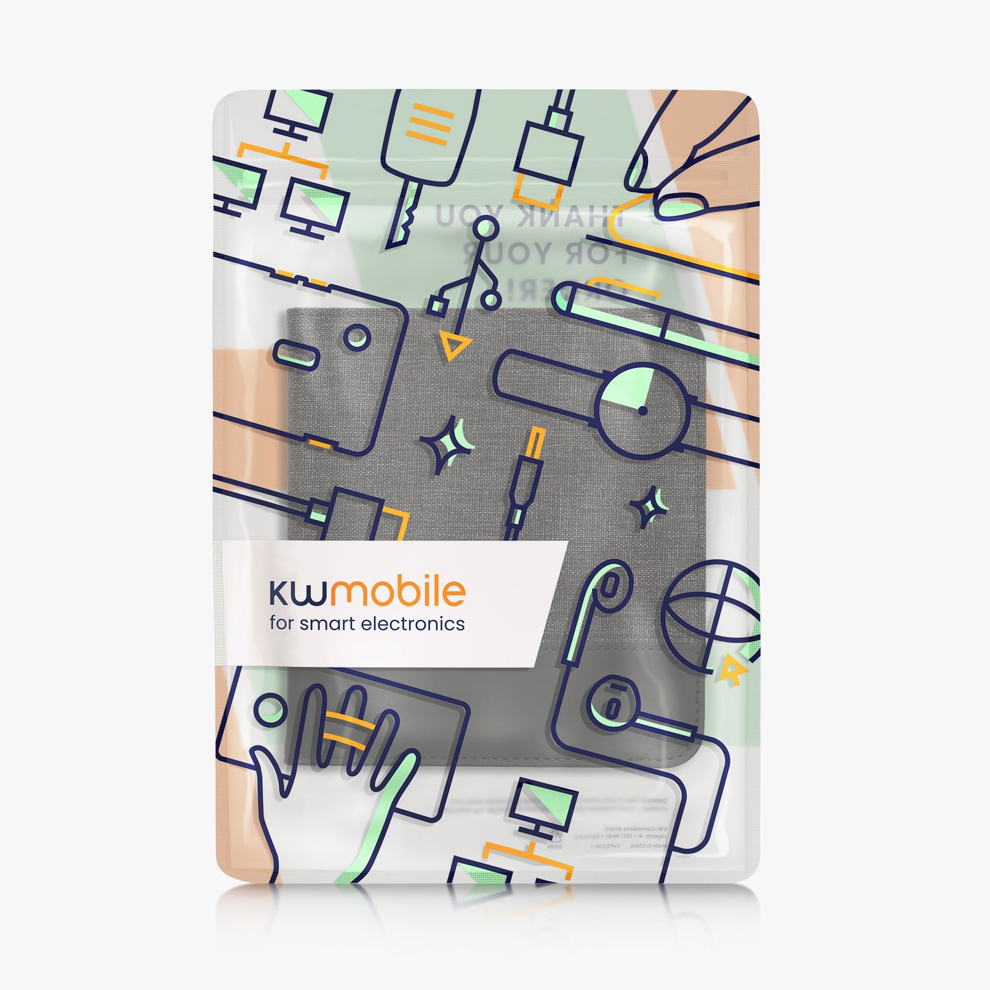 kwmobile Case compatible with Kobo Libra Colour / Tolino Vision Color eReader Protective Cover Case