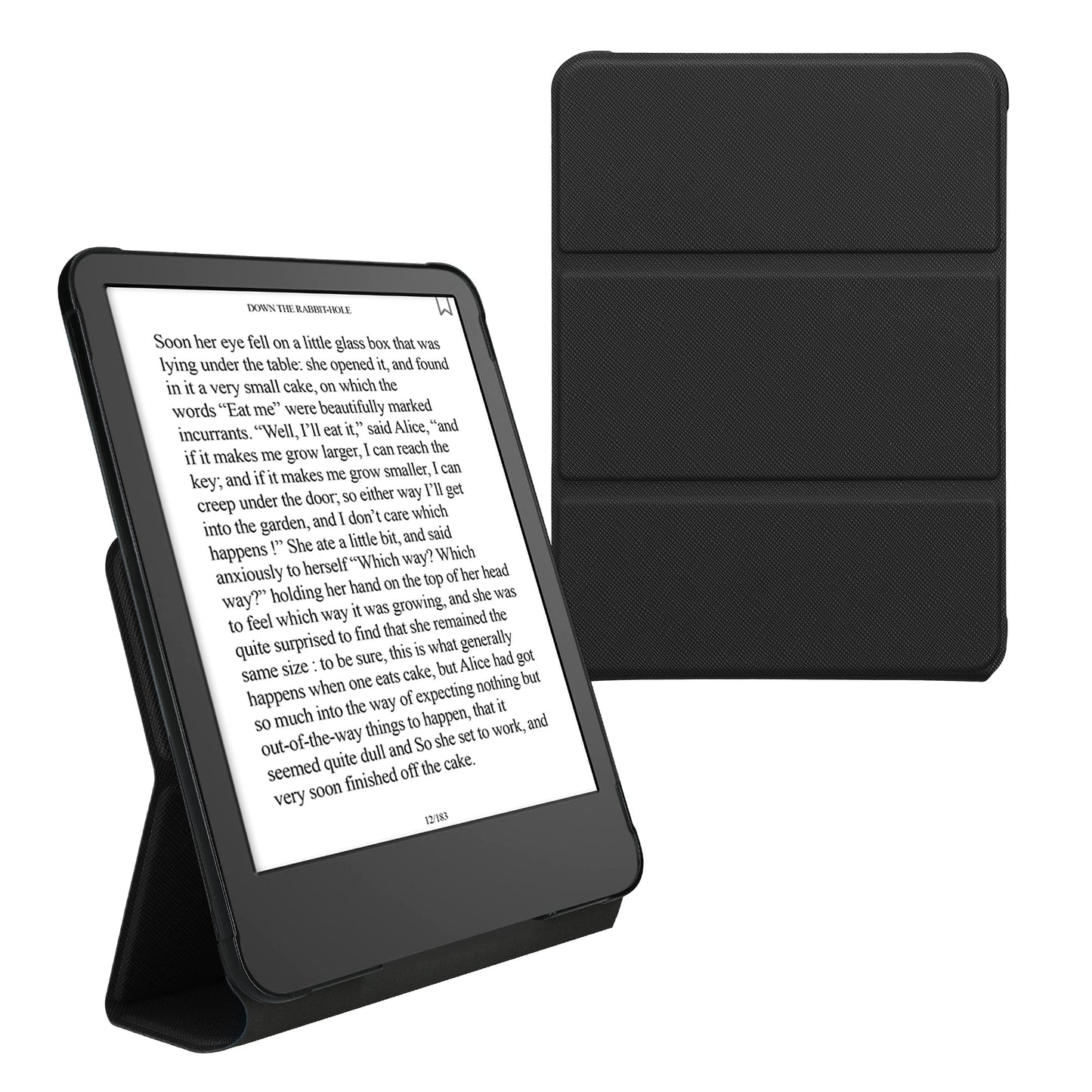 kwmobile Case for Amazon Kindle Paperwhite (2024)/Colorsoft Case - Faux Leather Protective Cover - Magnetic Closure Cover with Stand