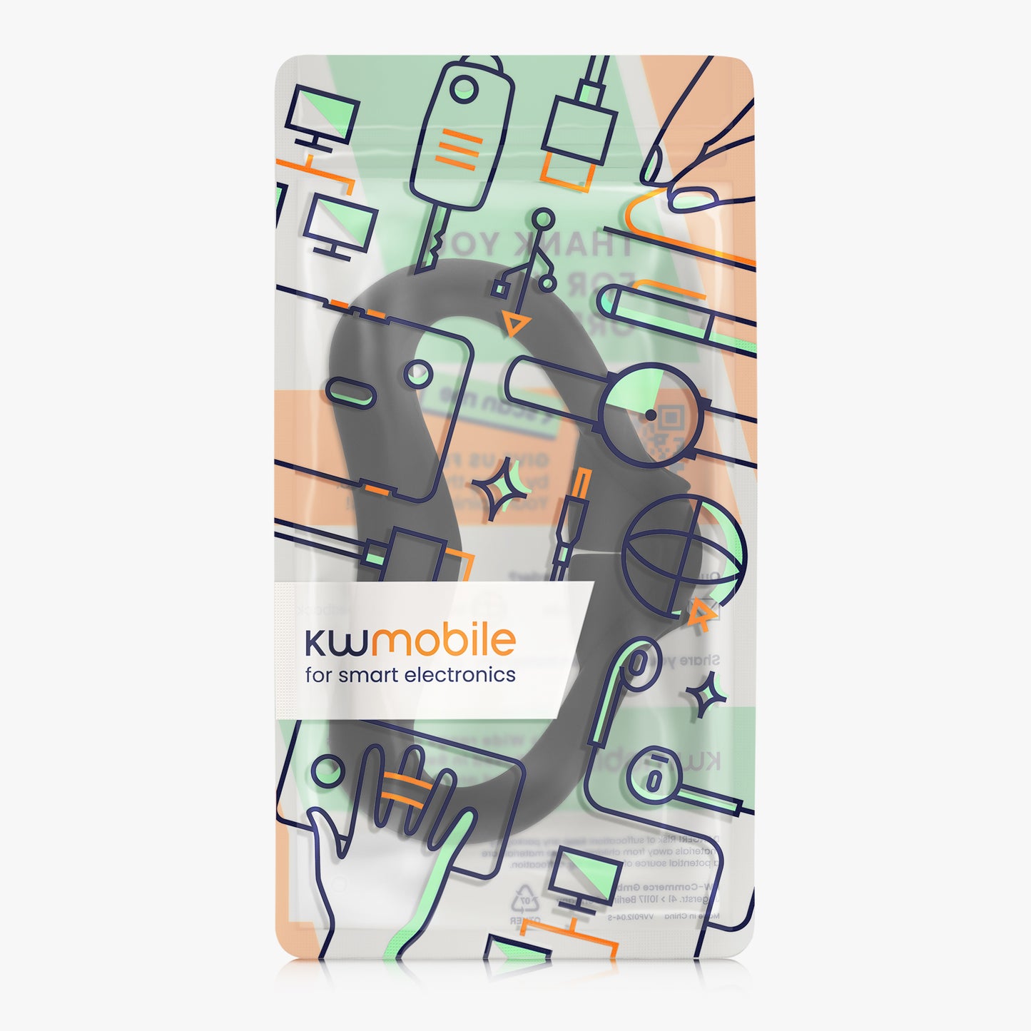 kwmobile VR Mask compatible with Meta Quest 3S Cover VR Glasses Mask against Sweat and Dirt