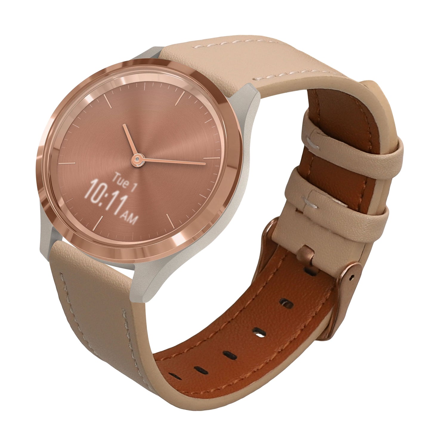 Leather Strap for Garmin vivomove 3S / vivoactive 4S