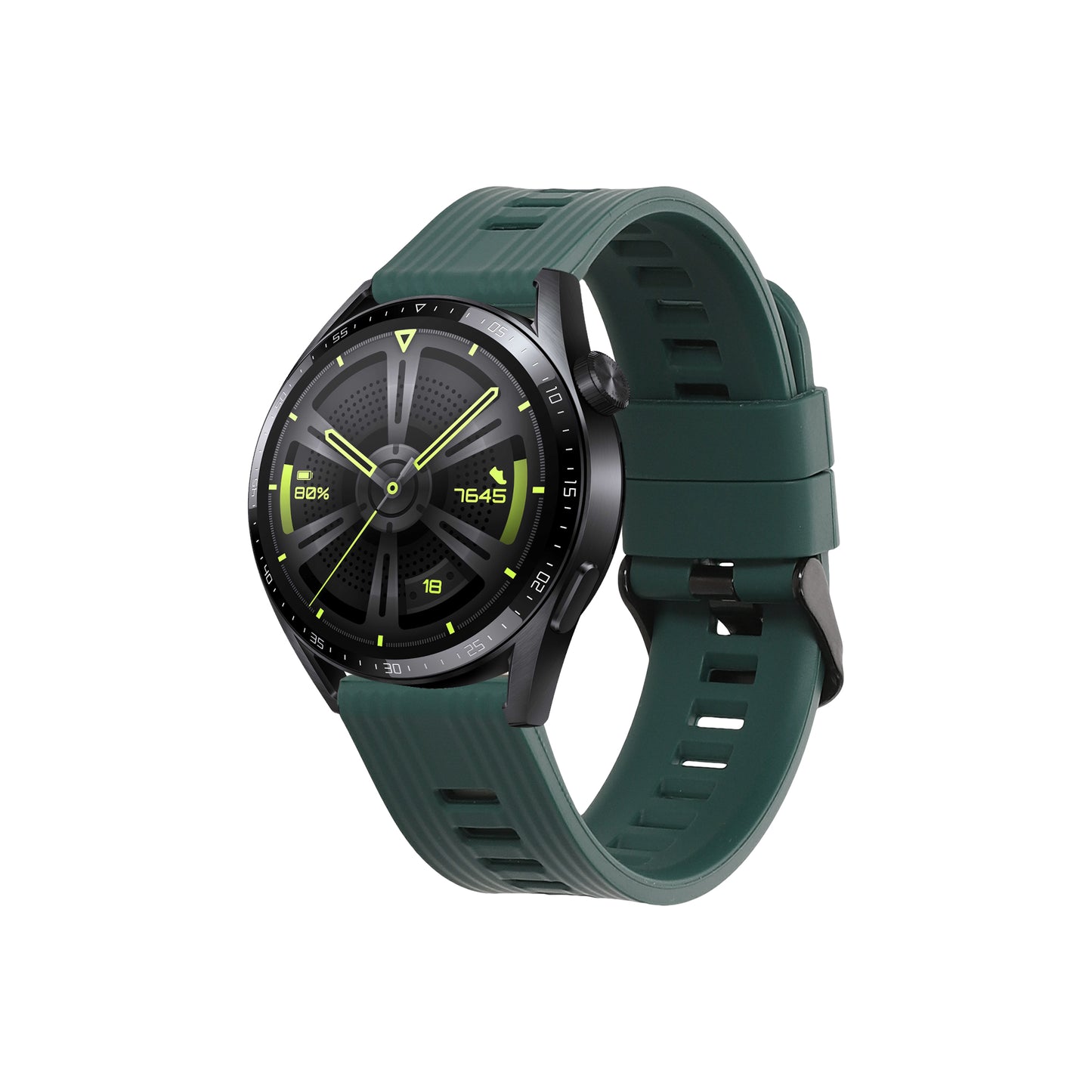 kwmobile Silicone Watch Strap for Huawei Watch GT 3 (46mm) Bracelet Replacement Strap for Fitness Tracker Replacement Wristband Smartwatch