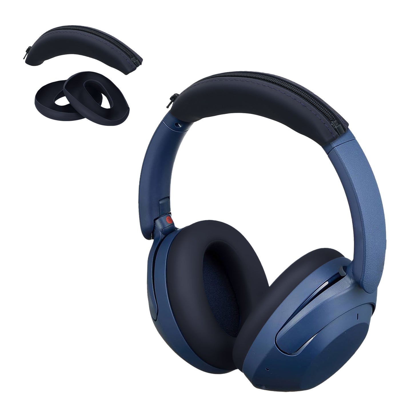 kwmobile Headband Cover Earpad Set compatible with Sony WH-XB910N - Headband Case - Headphone Replacement Pads - Protection