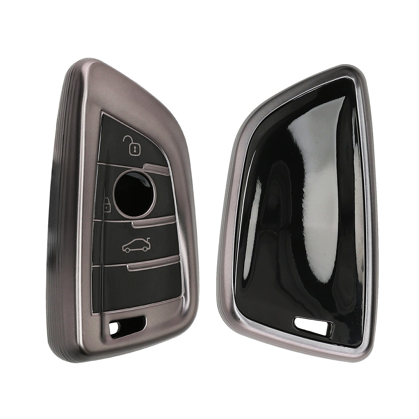 kwmobile Car Key Cover Compatible with BMW 3-Button Smart Key - Silicone Cover