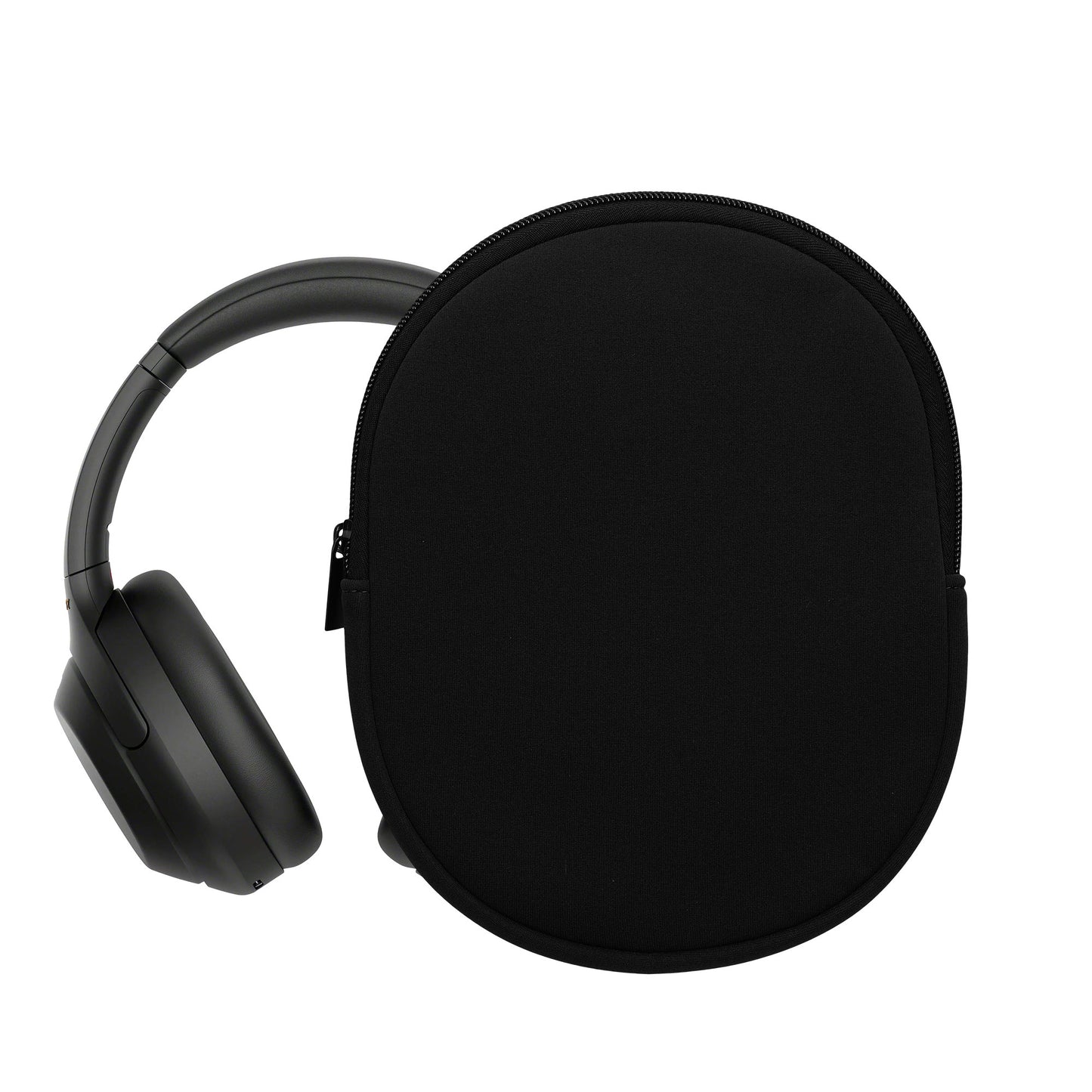 kwmobile Headphone Case for WH-1000XM4 / WH-1000XM3 / Jabra Evolve 20 - Headphone Cover - Travel Pouch for Headset Headphones - Soft Over-Ear Protective Sleeve