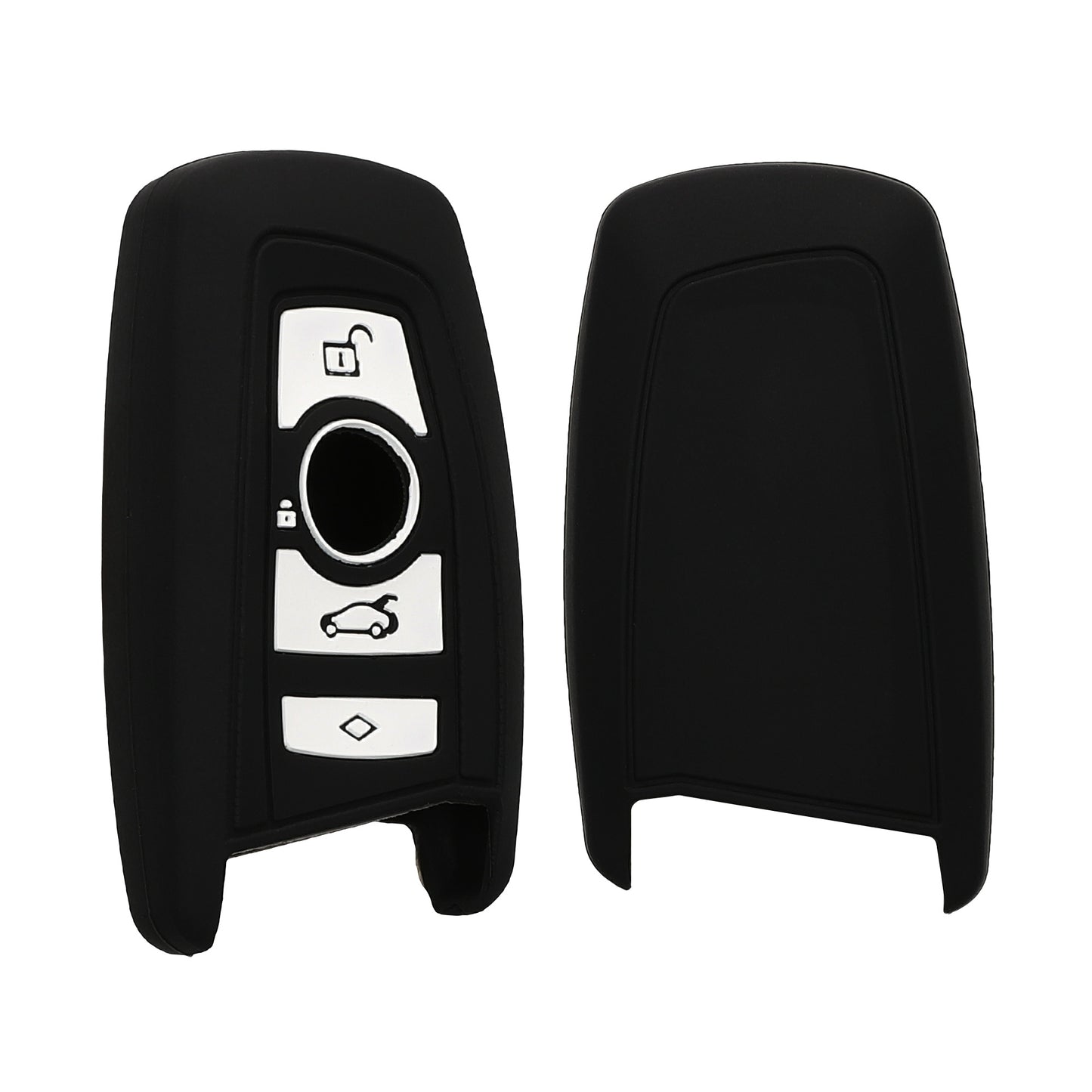 kwmobile Car Key Cover Compatible with BMW 4-Button SmartKey Car Key