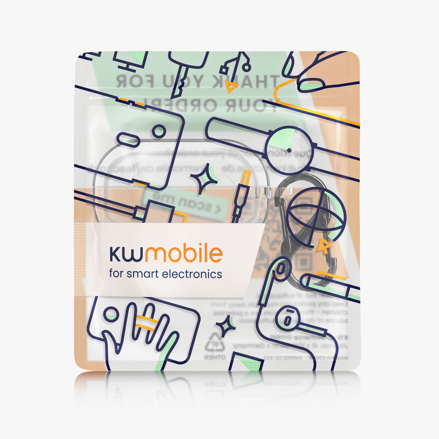 kwmobile Case for Samsung Galaxy Buds FE Headphone Cover