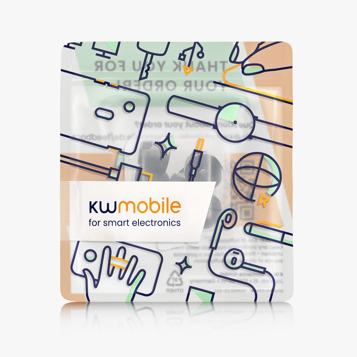 kwmobile Replacement In-Ear Headphones compatible with Shure AONIC 215 / SE215 / SE846 / SE535 / SE112 - 3 Sizes - Cushions Eartips In-Ear Earphones