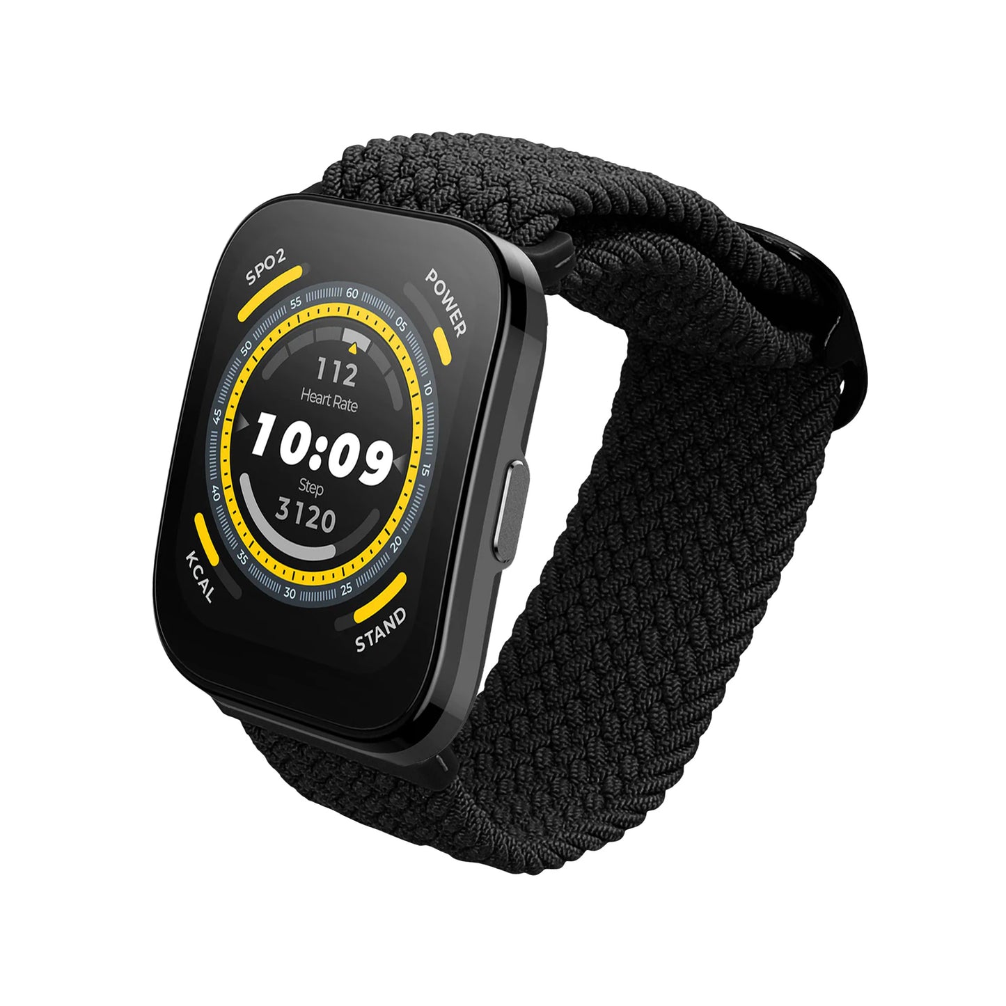 kwmobile Strap compatible with 22mm Amazfit Bip 6 / Bip 5 Unity / Bip 5 / GTS 3 / Balance 2 / Helio Strap - Fitness Tracker Sports Bracelet Band - Inner dimensions from 14 - 22 cm