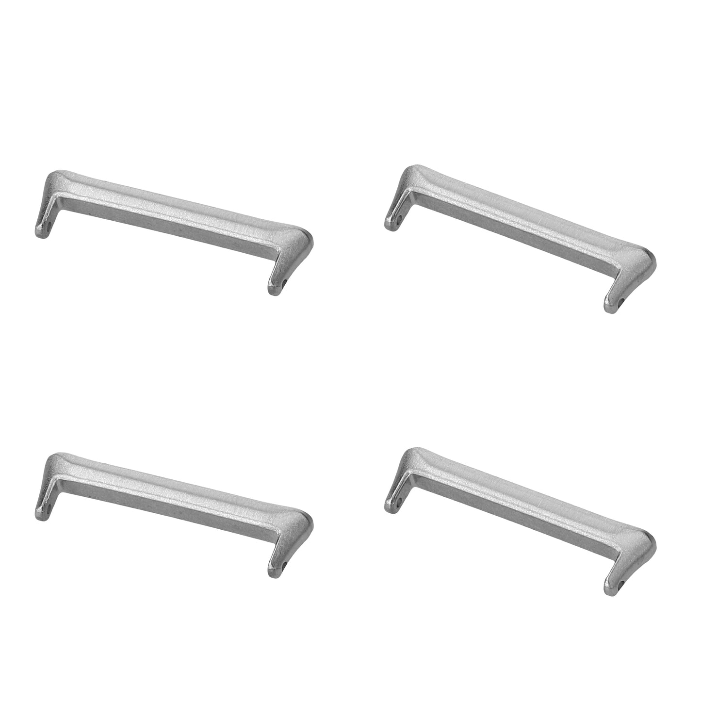 kwmobile Metal Adapter with 22mm Band Width Compatible with Xiaomi Mi Band 8 Pro Watch Strap Smartwatch Bracelet Connector Adapter Set