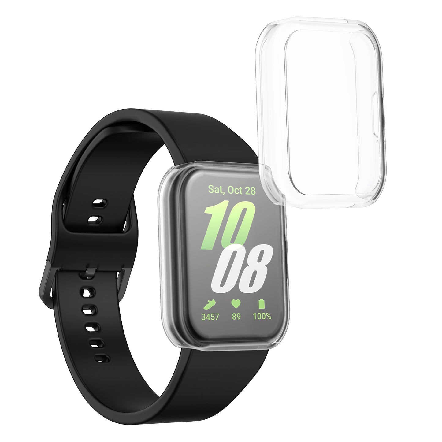 kwmobile Protective Case for Samsung Galaxy Fit 3 Fullbody Display Cover Set