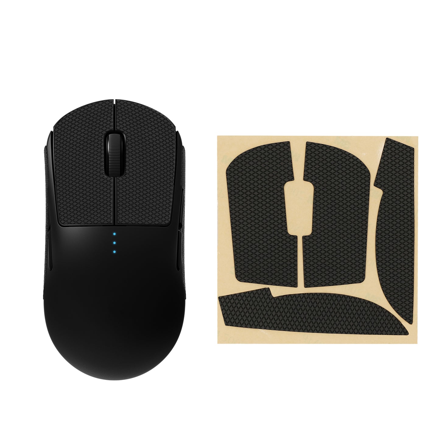 kwmobile Gaming Mouse Grip Tape for Logitech G Pro Wireless Mouse Grip Tape Non-Slip Grip Tape for PC Mouse