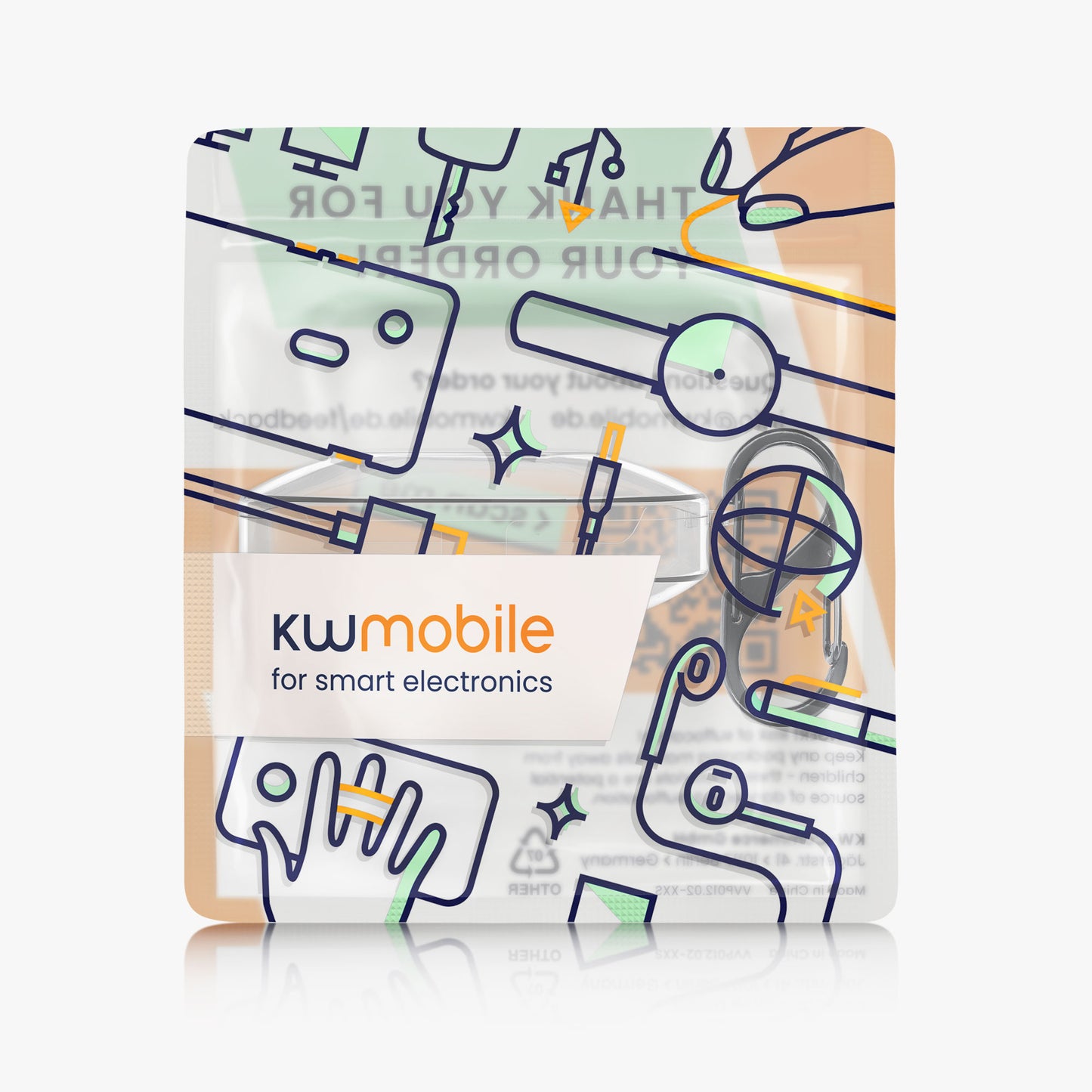 kwmobile Case for Xiaomi Redmi Buds 5 Case Headphone Cover