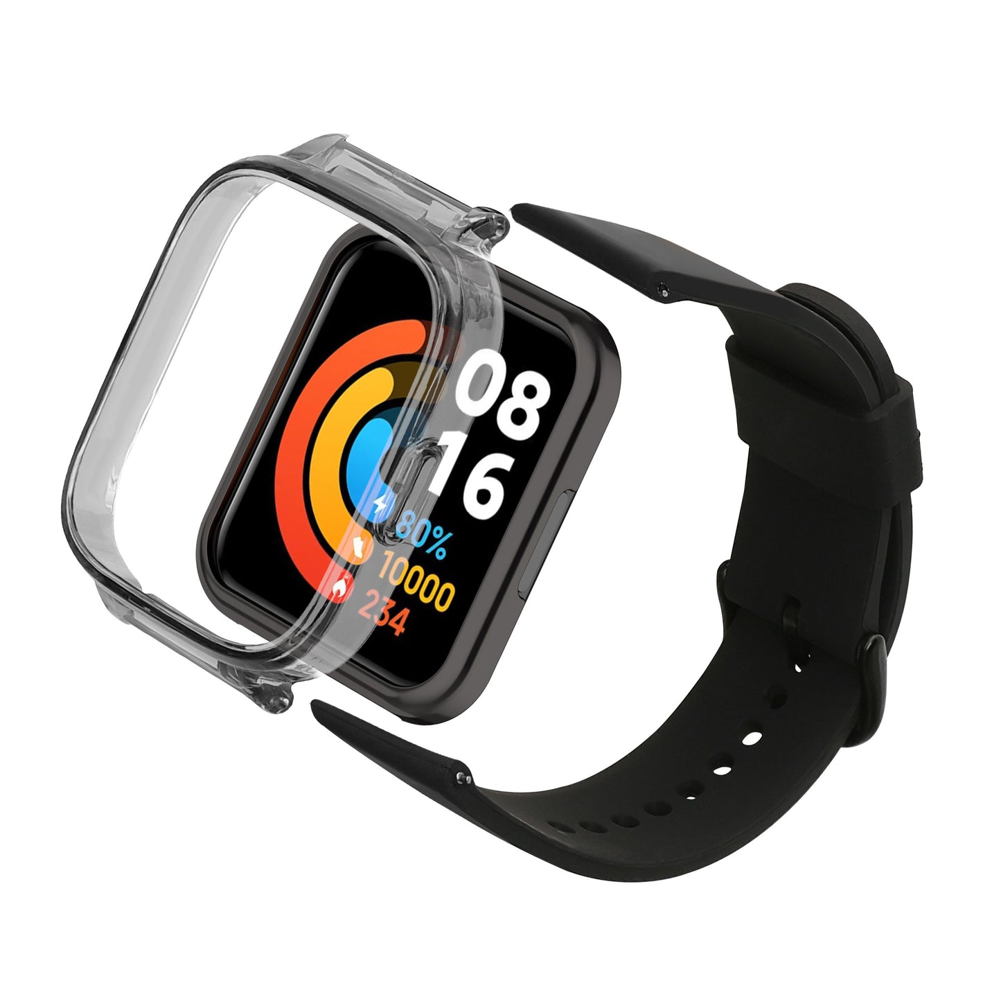 kwmobile Replacement Wristband with Corner Protection Case Compatible with Xiaomi kwmobile Wristband