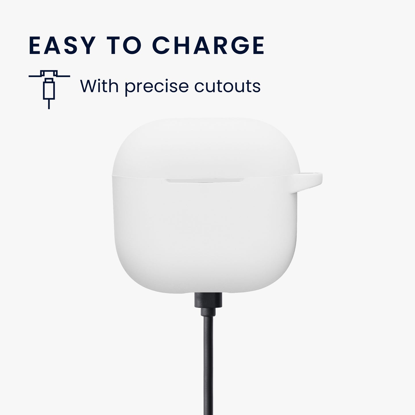 kwmobile Case Compatible with Apple AirPods 4 Headphones