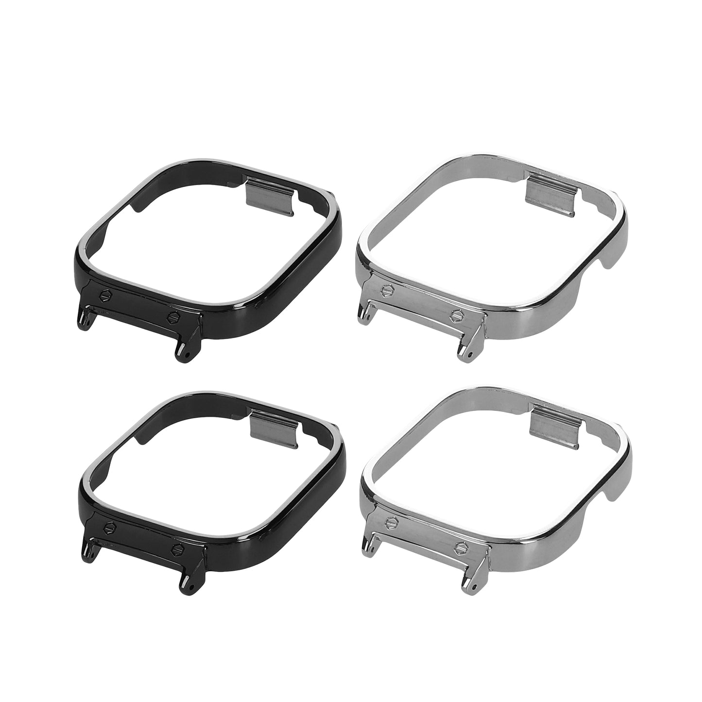kwmobile Metal Adapter with 20mm Band Width Compatible with CMF by Nothing Watch Pro Watch Strap Smartwatch Band Connector Adapter Set