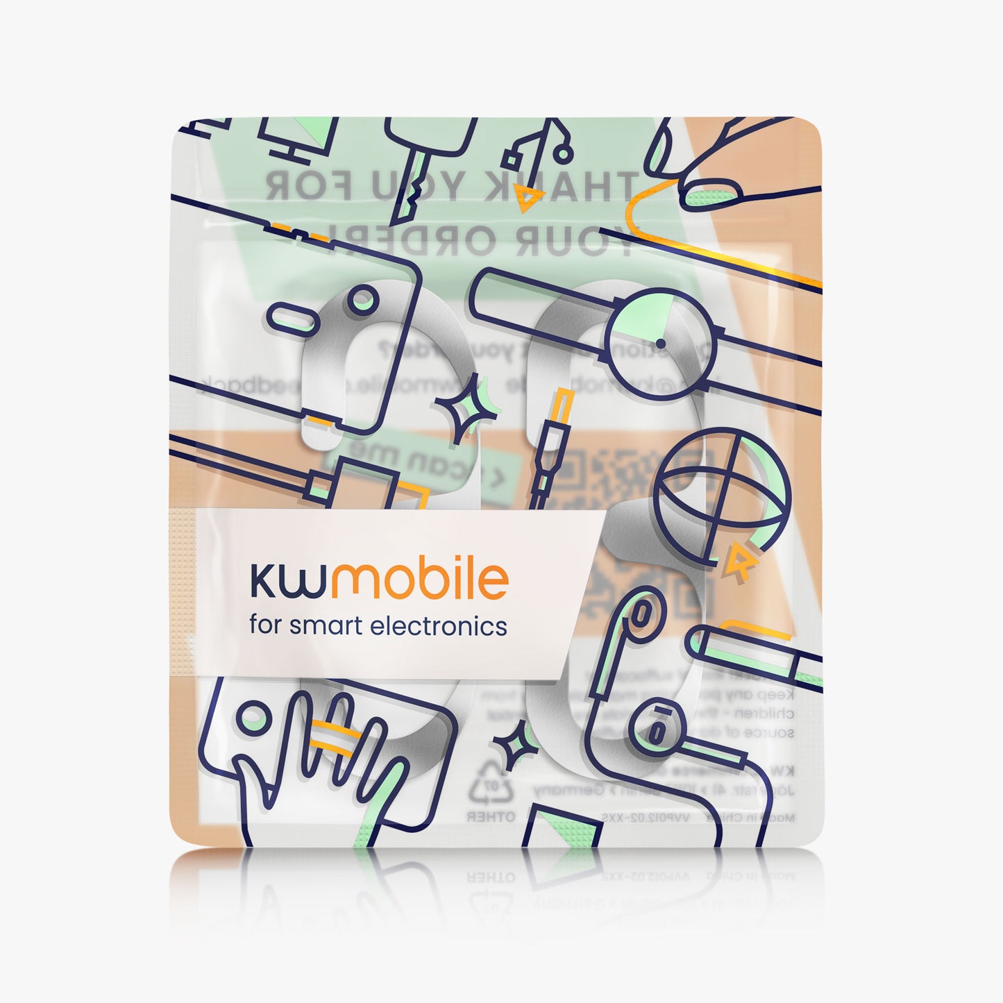 kwmobile Dust Protection Stickers compatible with Samsung Galaxy Buds 3