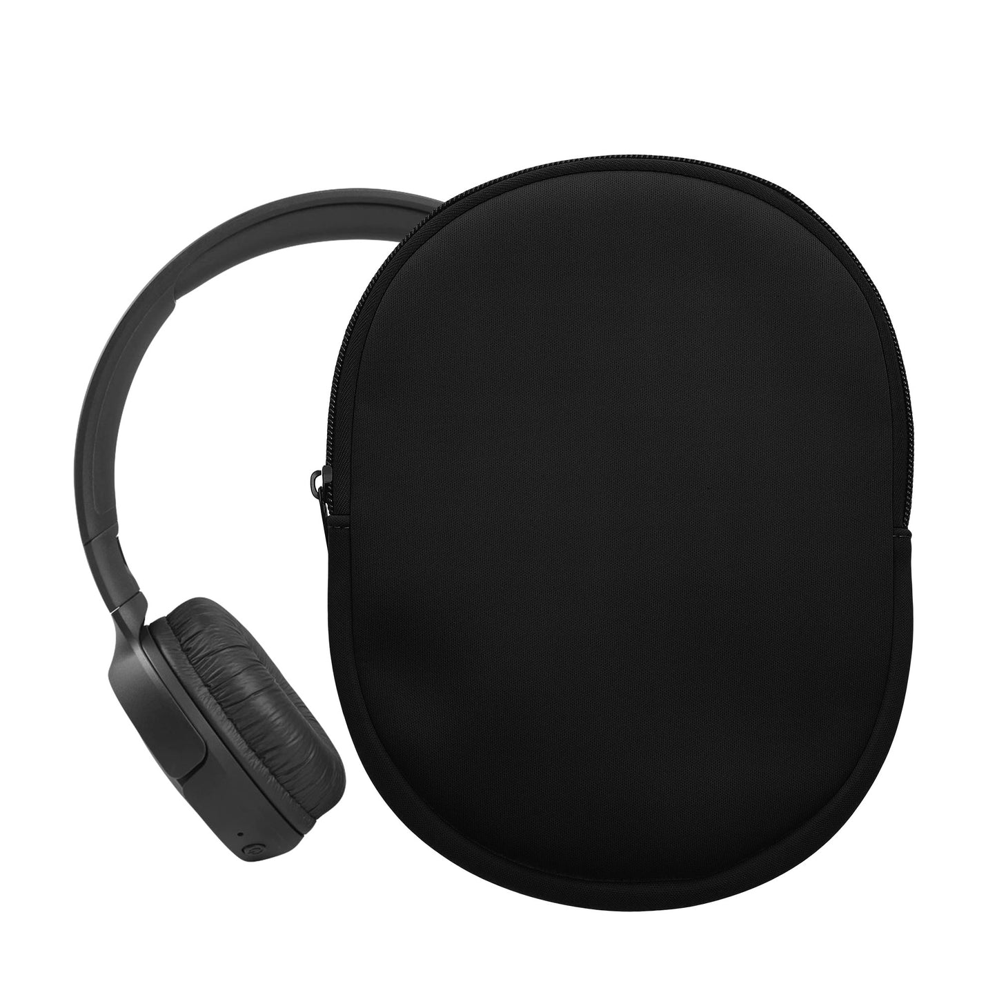 kwmobile Headphone Case for Tune 600 / 500BT / 510BT / 450 Headphone Pouch Travel Bag for Headset Headphones Soft Over Ear Protective Cover