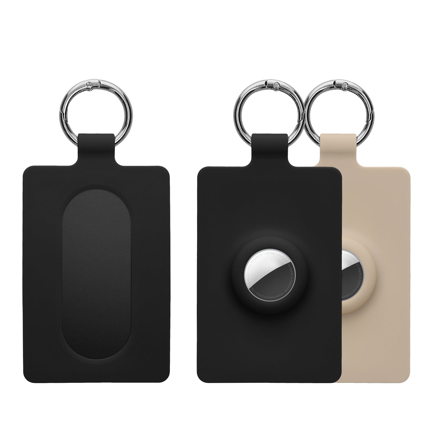 kwmobile Case Compatible with Tesla Model S / Model Y / Model 3 / Model X Card Card Holder Cover with Keychain