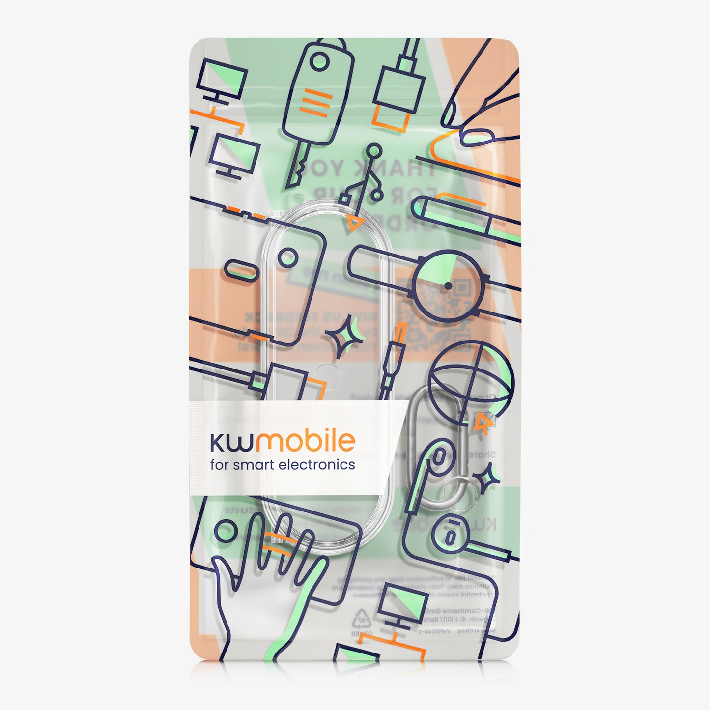 kwmobile Case for Nothing Ear (Open) Headphones Cover