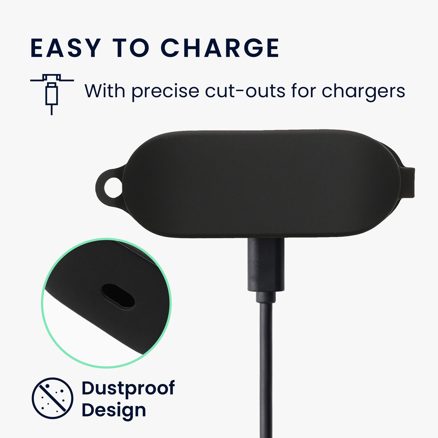 kwmobile Case Compatible with JBL Vibe Buds Headphones