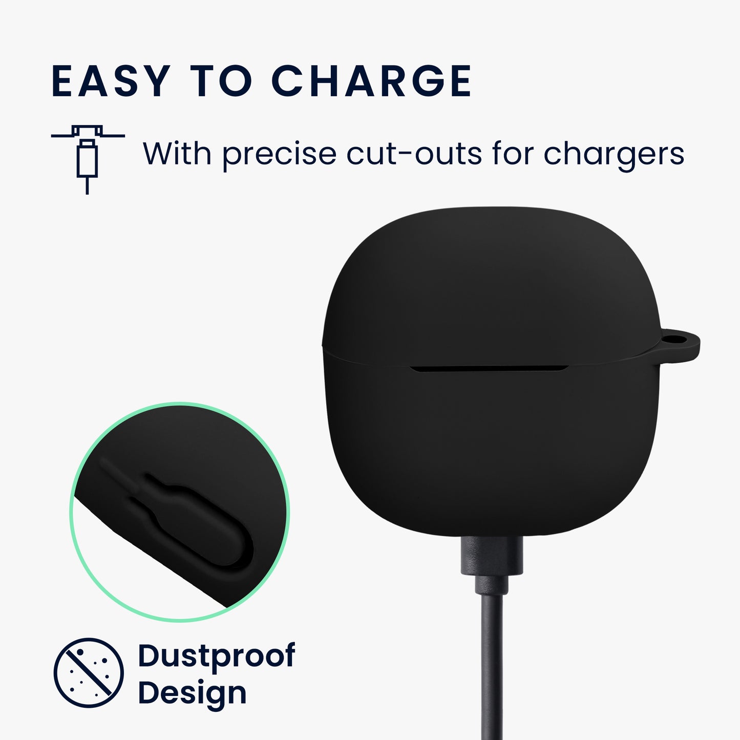 kwmobile Case Compatible with Xiaomi Redmi Buds 6 Lite Headphones