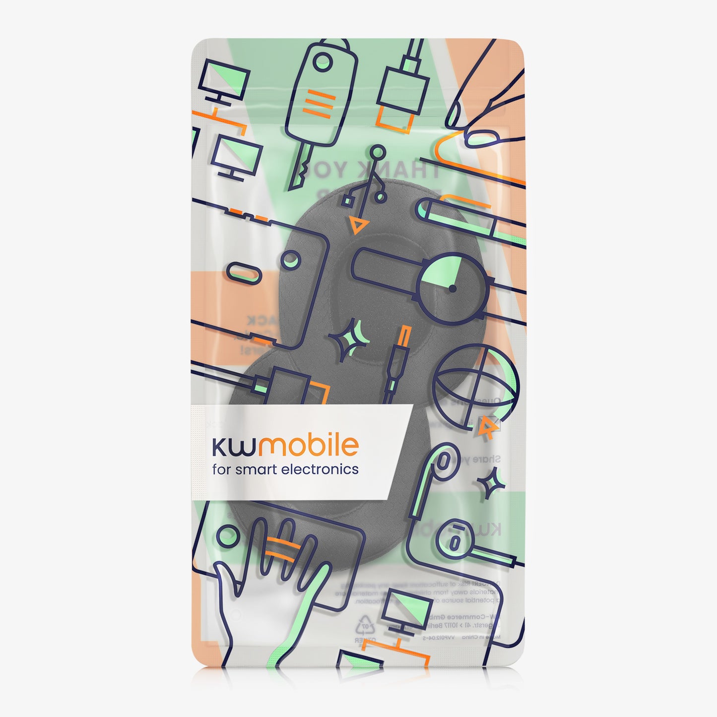 kwmobile Ear Pads for OneOdio A70 / A71 Earpad Replacement Headphone Spare Parts Over Ear Headphones
