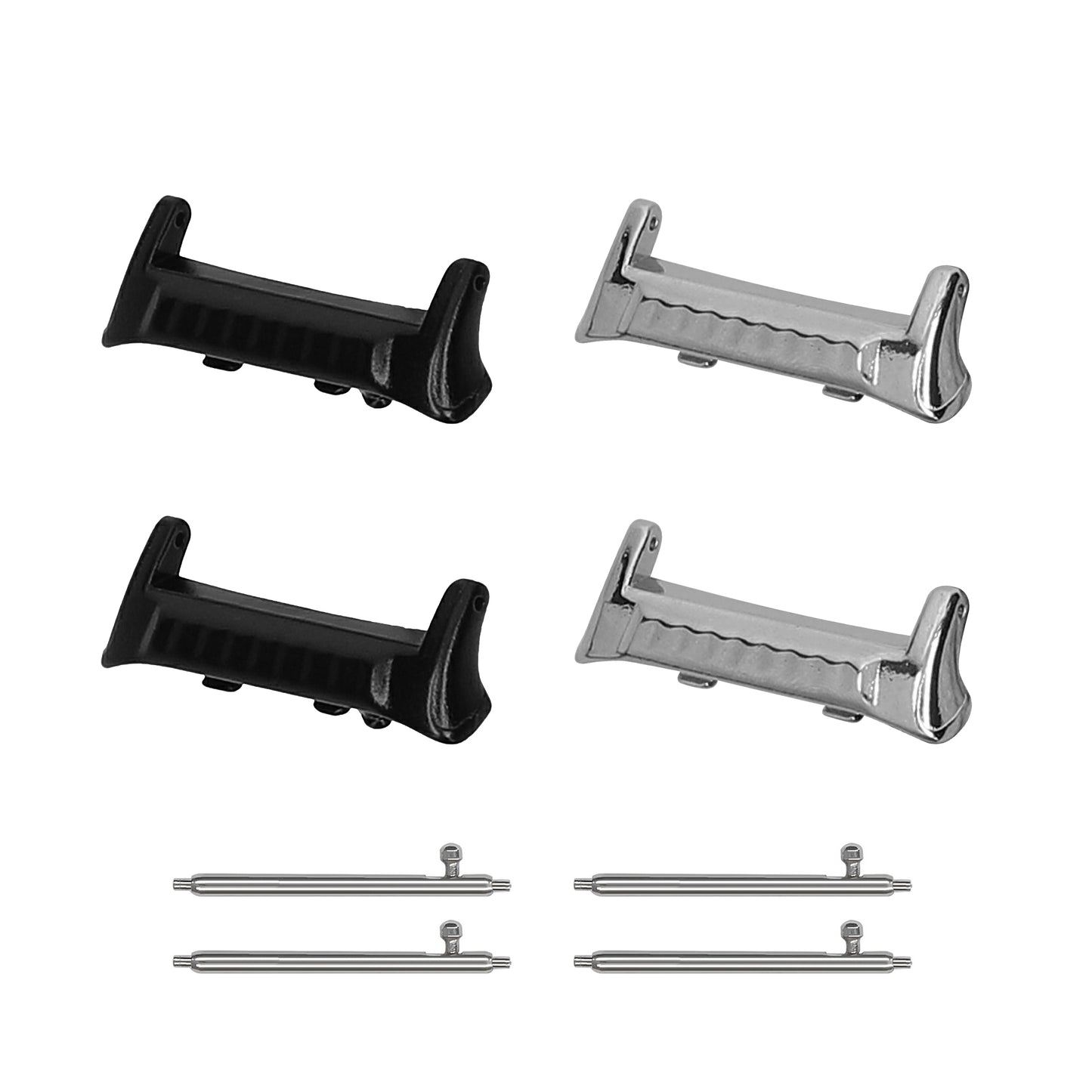 kwmobile Adapter with 22mm Band Width Compatible with Huawei Watch D2 Watch Strap Smartwatch Band Connection Adapter Set