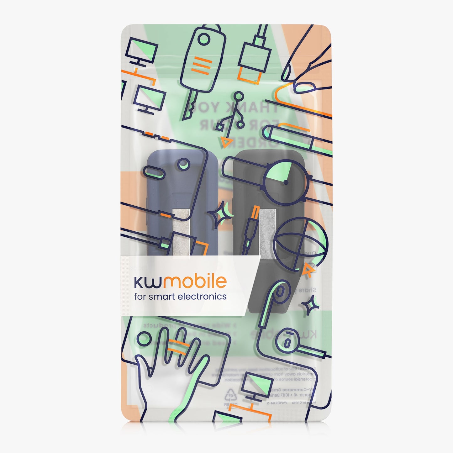 kwmobile Clip Holder compatible with Huawei Band 10 / 9 / 8 - Holder - without Tracker