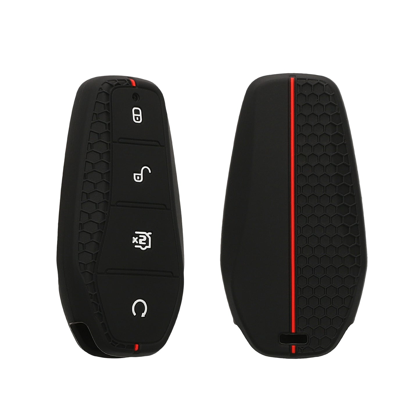 kwmobile Car Key Cover Compatible with BYD Atto 3 / Sealion / Han / Tang / Dolphin / Seal - Key Cover