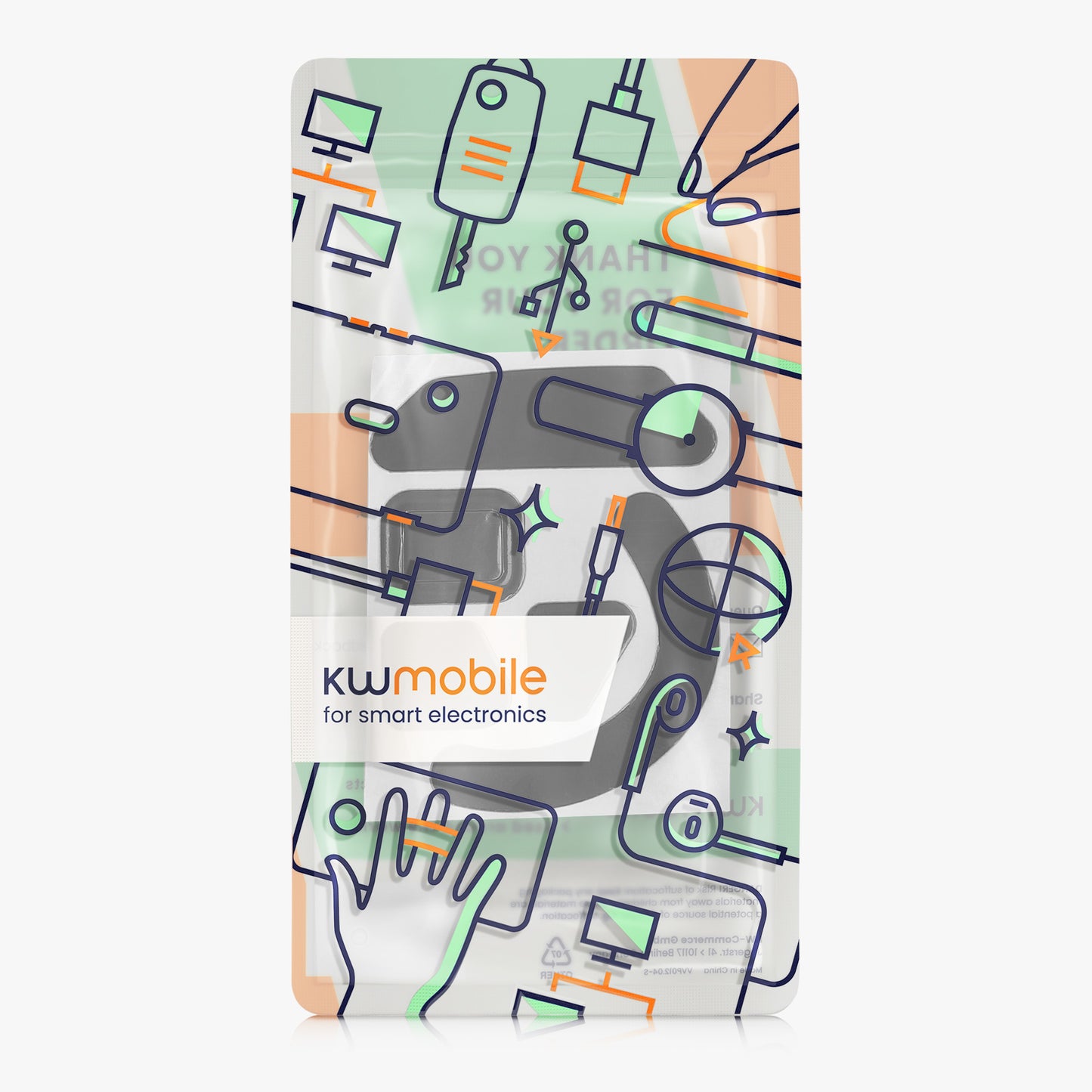 kwmobile Mouse Feet Stickers compatible with Razer Basilisk V3 X HyperSpeed Replacement Glides - Precision-Fit Mouse Feet - Mouse Glides