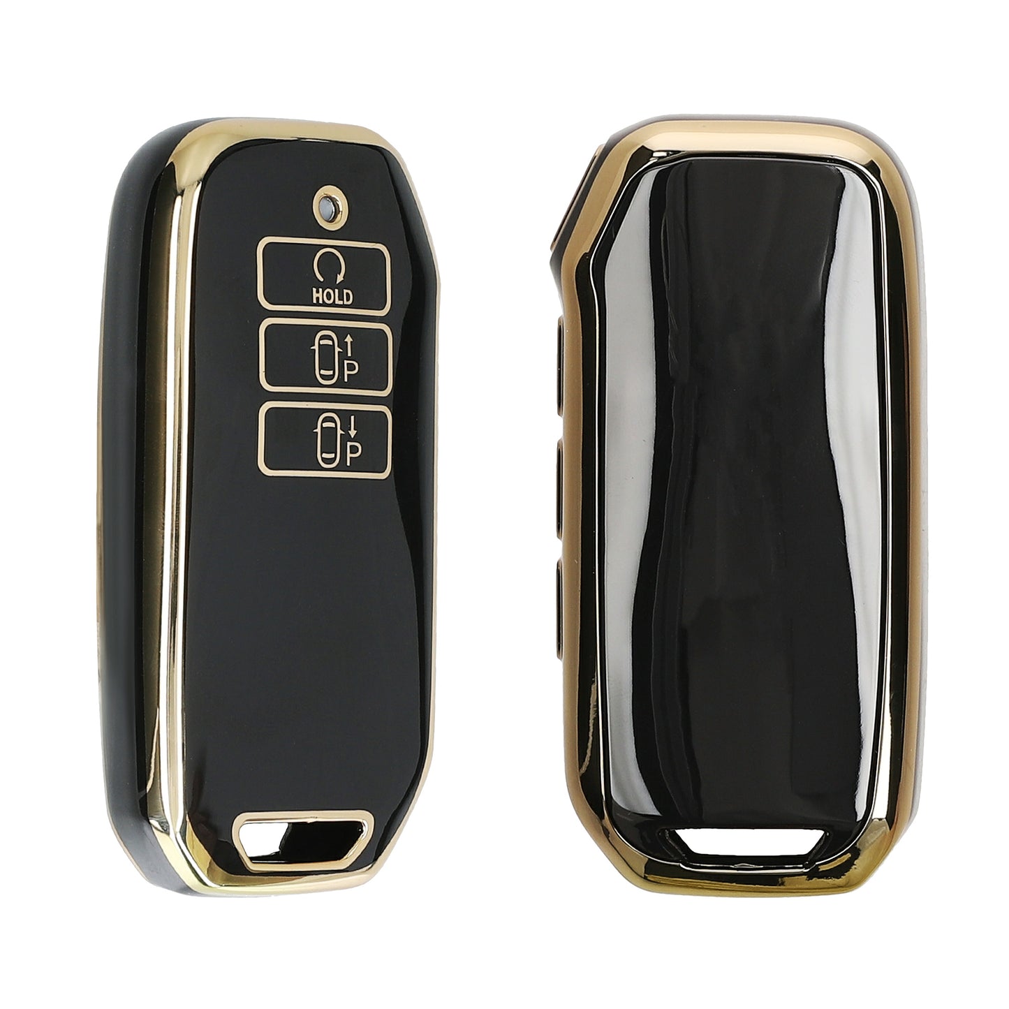 kwmobile Car Key Cover compatible with Kia 7-Button EV6 GT K5 K7 K8 Sportage GT-Line Sorento 4 MQ4 Car Key - Silicone Cover