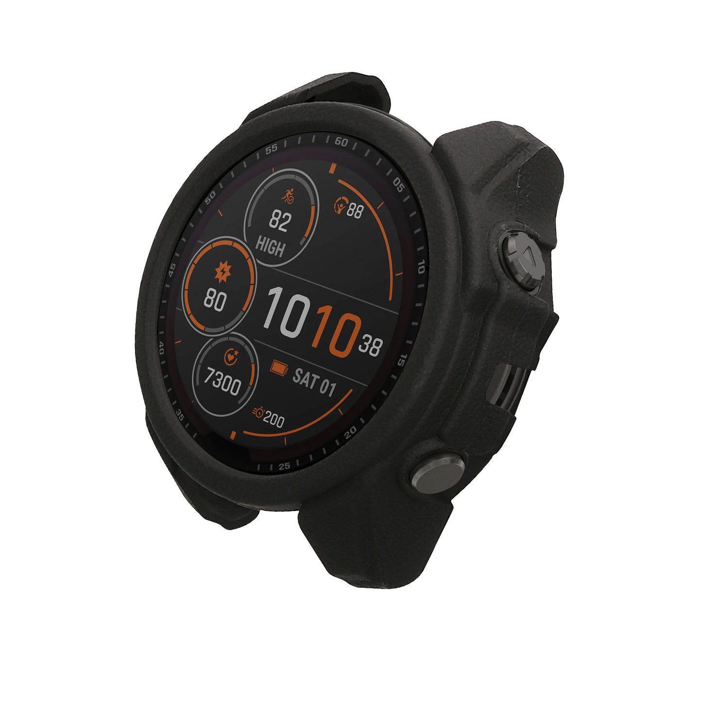 kwmobile Case Compatible with Garmin Fenix 8 47mm Case - Fitness Tracker Cover - Soft Smartwatch Case