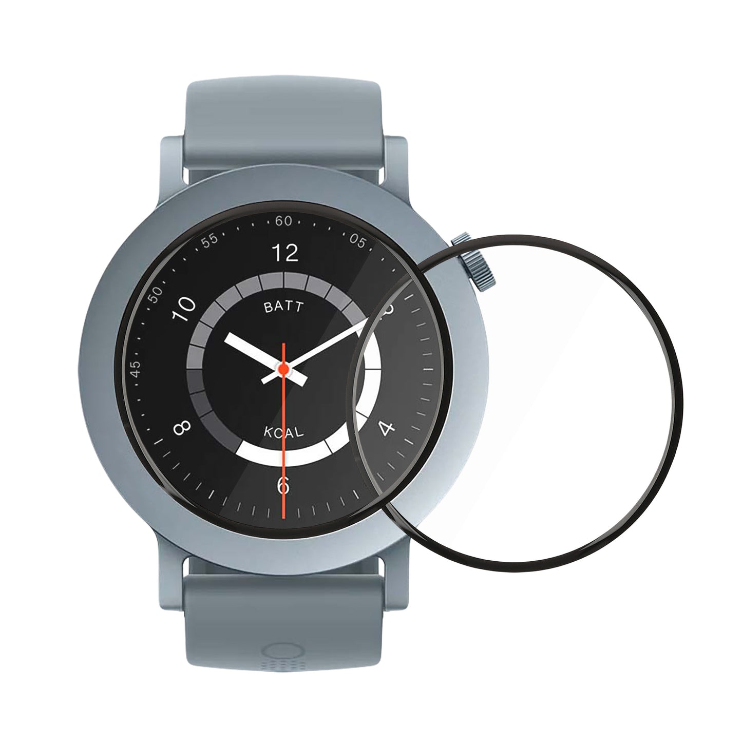 kwmobile Screen Protector compatible with CMF Watch 3 Pro Film Protective Film for Fitness Tracker robust Screen Protection
