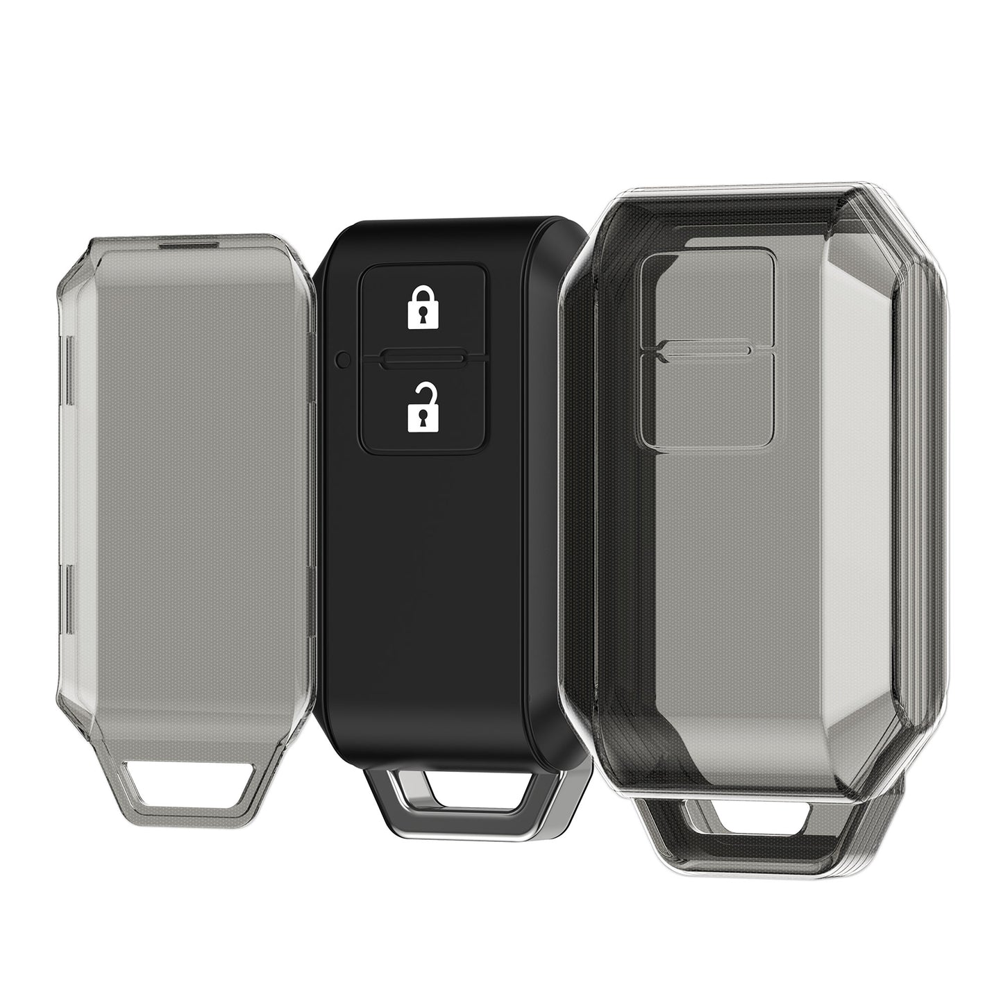 kwmobile Car Key Cover Compatible with Suzuki 2-Button Car Key Keyless Go