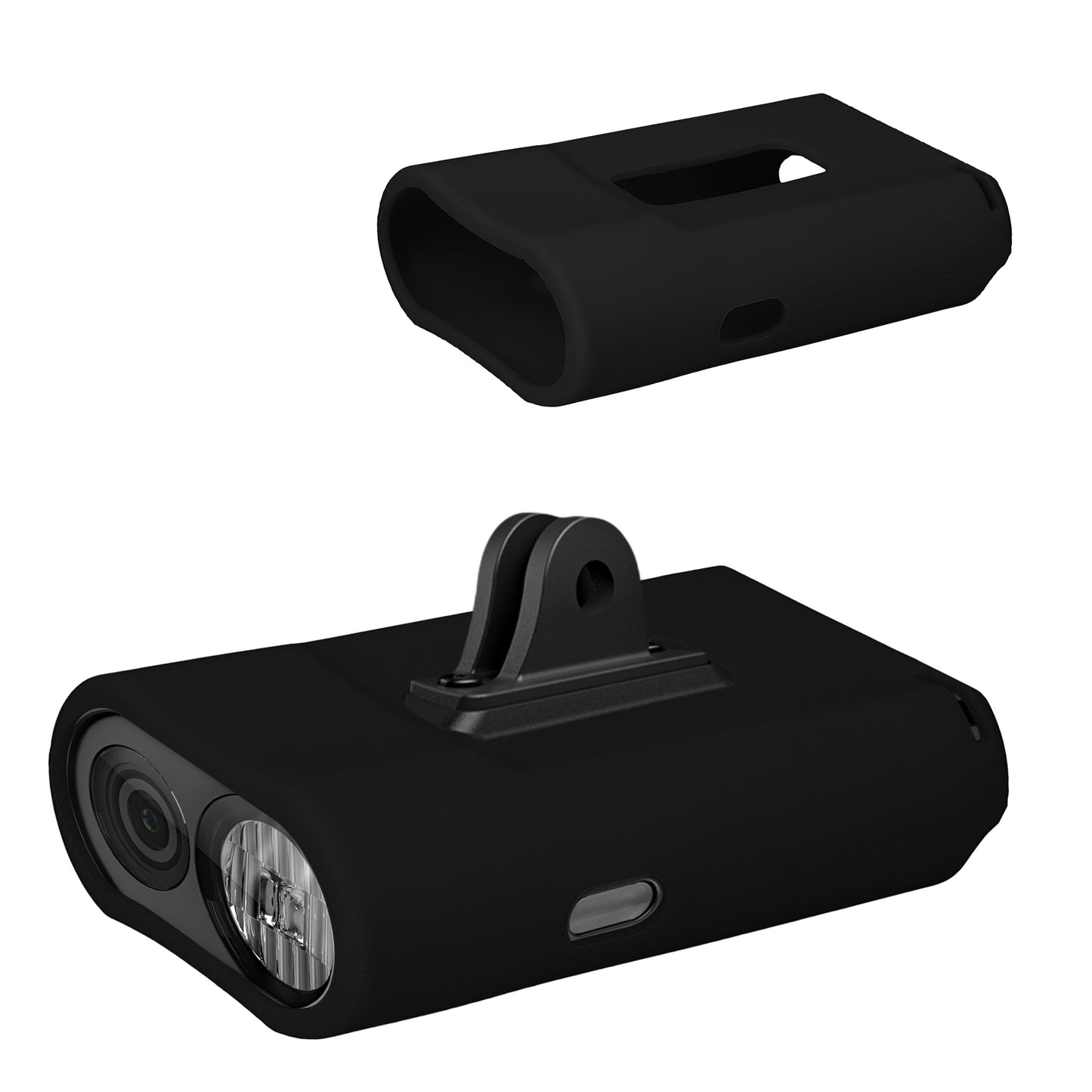 kwmobile Silicone Case for Bike Light and Dash Cam compatible with Garmin Varia Vue Case Bike Front Light Cover