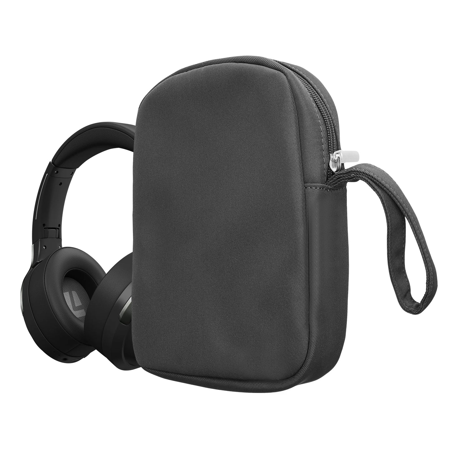 kwmobile Headphone Case for Over-Ear Headphones compatible with Headset / Overear Headphone Case - Headphone Cover with Zipper