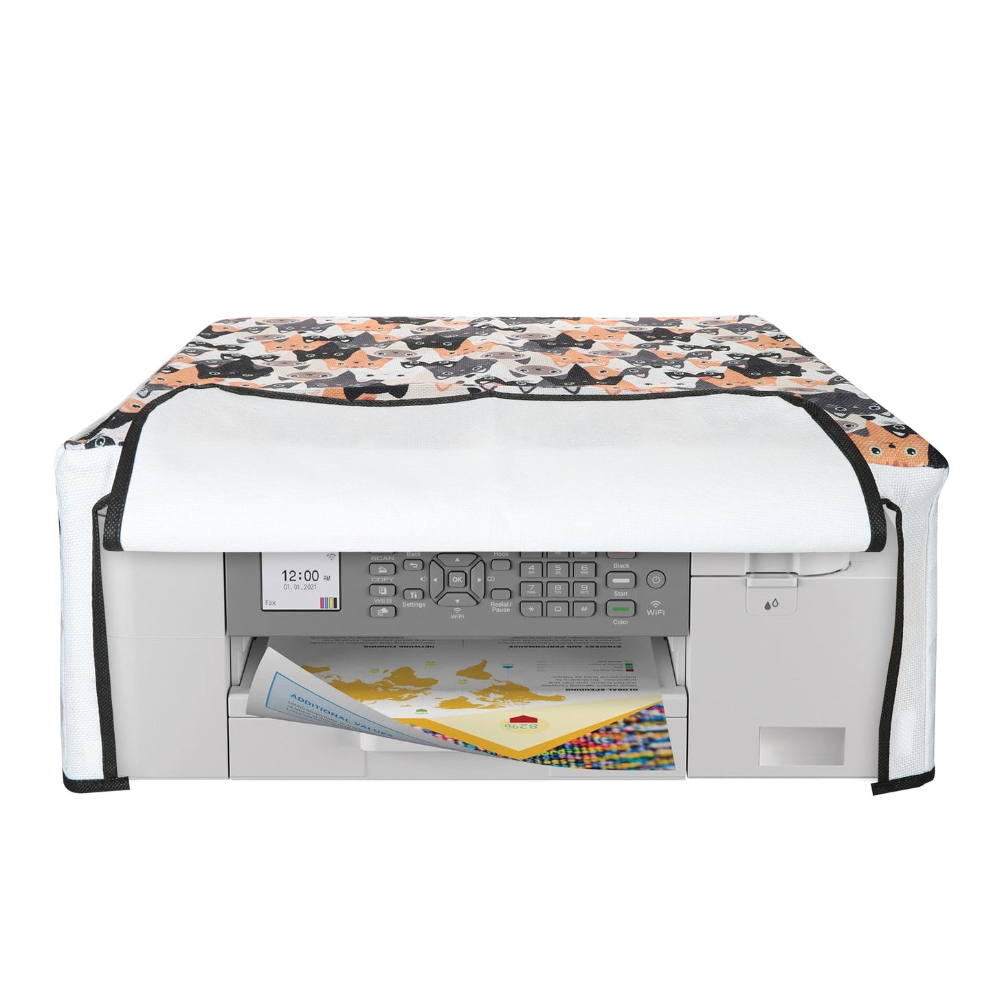 kwmobile Cover compatible with Brother MFC-J4335DW Case Bag for Printer Dust Cover Protective Hood Protective Sleeve