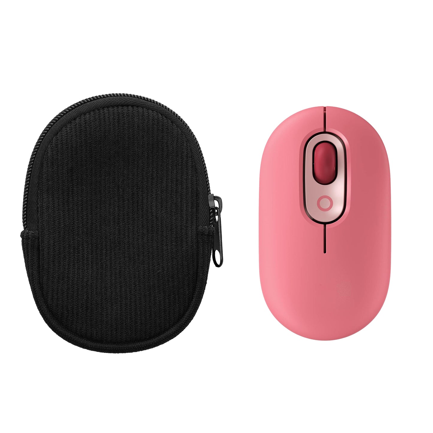 kwmobile Mouse Bag compatible with Logitech POP Mouse Case - Neoprene Fabric Bluetooth Mouse Cover