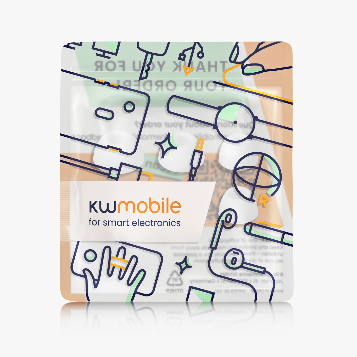 kwmobile Earpads Compatible with Beats Studio Buds