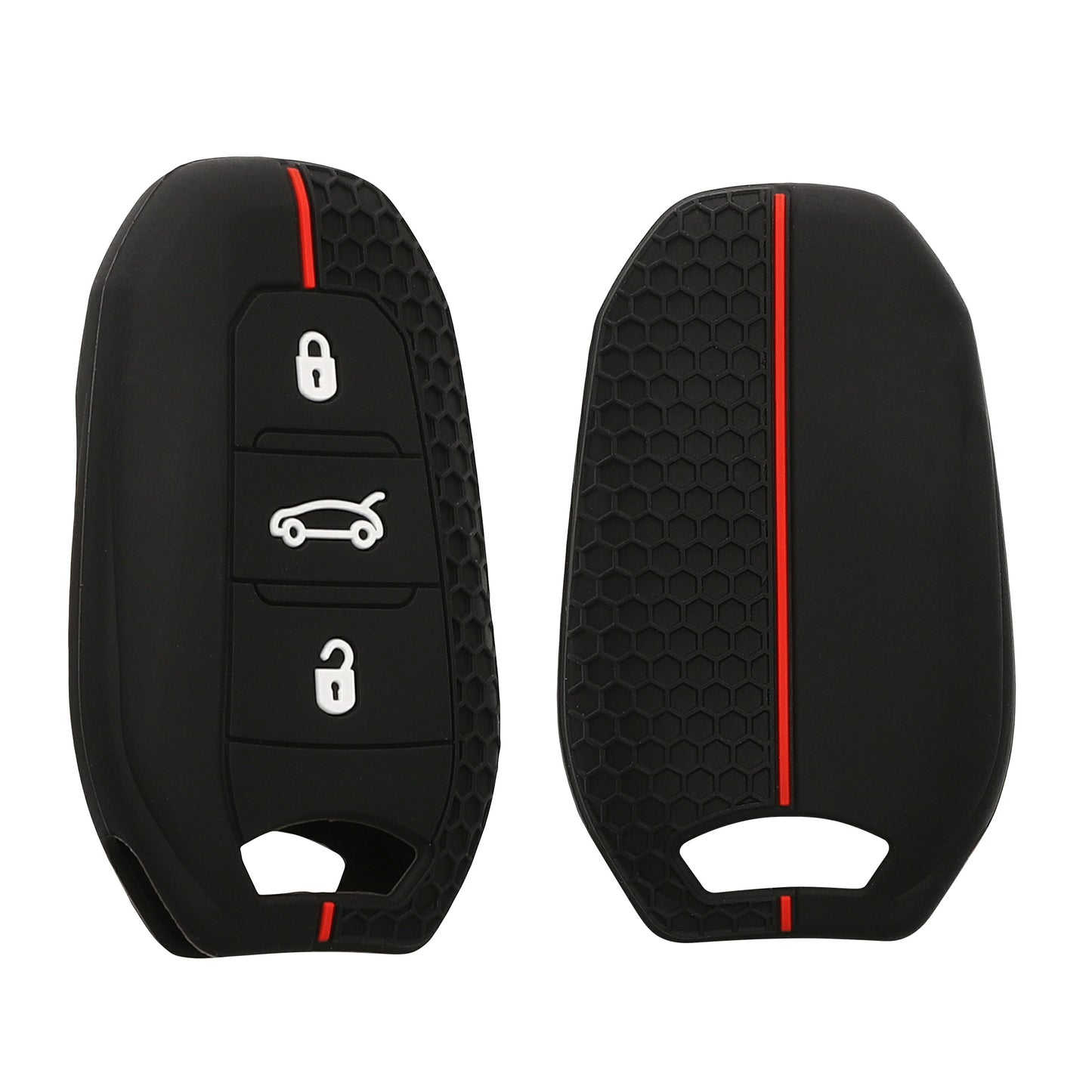 kwmobile Car Key Cover compatible with Fiat 600 600e Hybrid Grande Panda Doblo K9 III Case