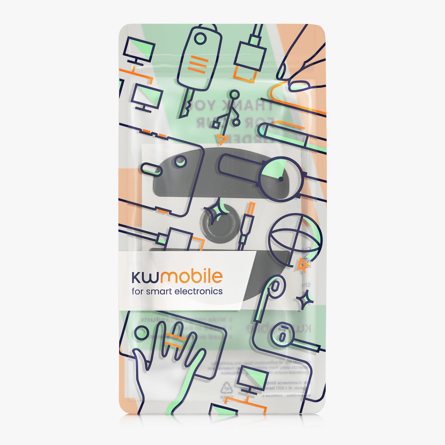 kwmobile Mouse Feet Sticker compatible with ASUS ROG Harpe II Ace Replacement Gliders Mouse Feet Precision Fit Mouse Glides