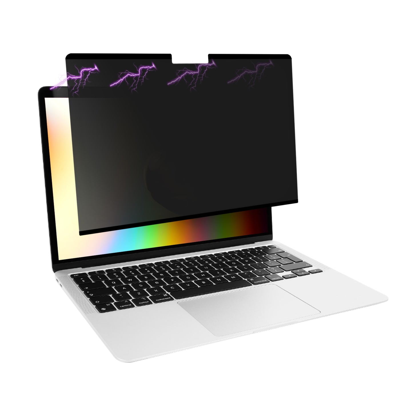 kwmobile Privacy Screen Protector for Apple MacBook Air 13.3" M1 A2337 A2179 Film - Privacy Screen Protector - Magnetic Laptop Film - Anti-Spy Film - Laptop Protection