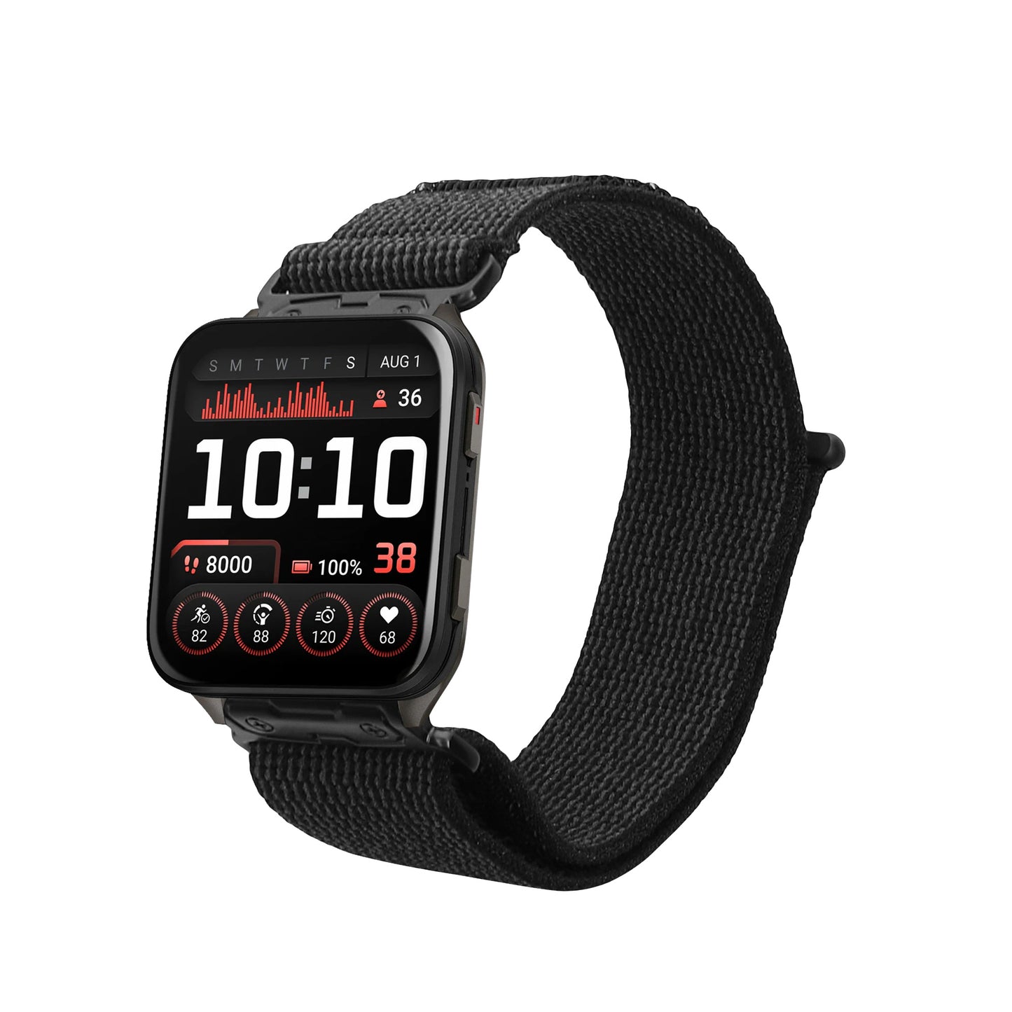 kwmobile Strap compatible with Garmin Venu X1 Fitness Tracker Sports Watch Strap Inner Dimensions from 14 - 22 cm