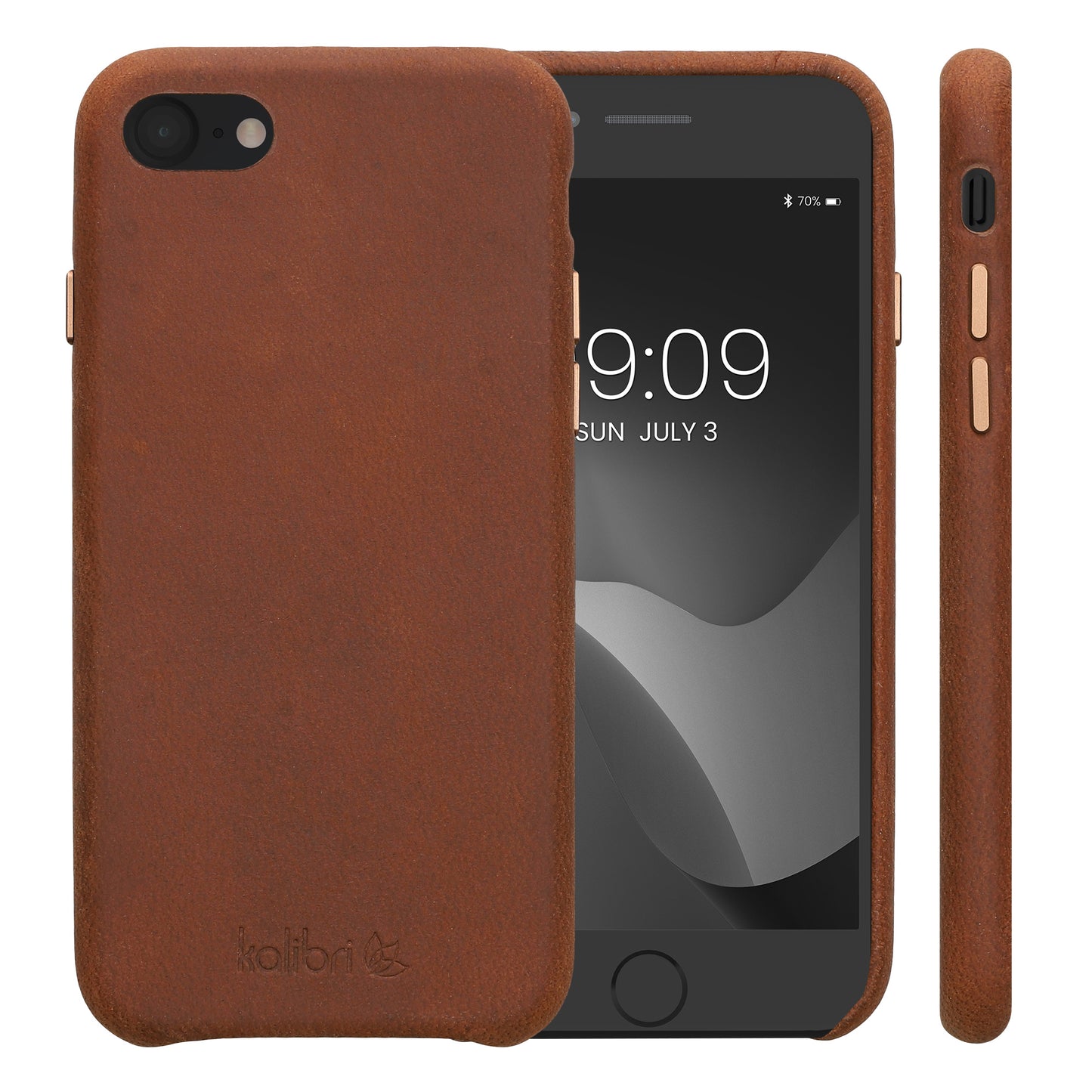 Leather Case compatible with Apple iPhone SE (2022) / iPhone SE (2020) / iPhone 8 / iPhone 7